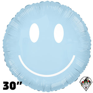Smile Blue Foil Balloon
