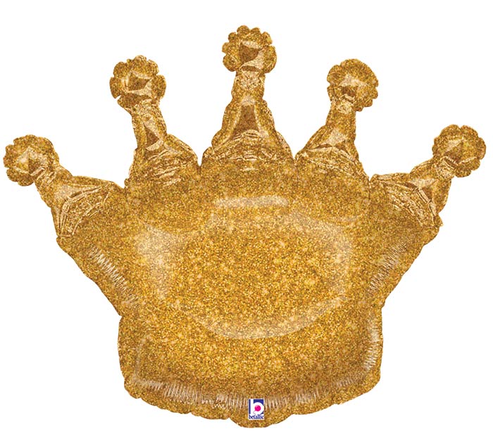 Glitter Crown Balloon
