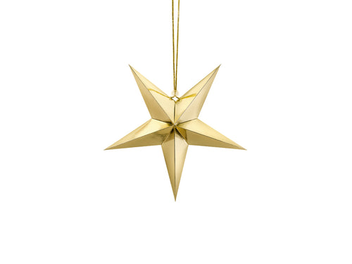 Gold Paper Star 30 cm