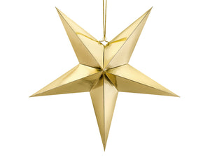 Gold Paper Star 70 cm