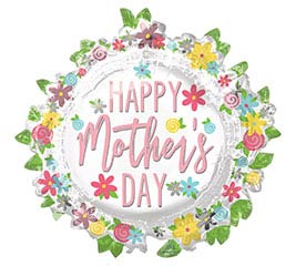 Happy Mother's Day Wreath Balloon