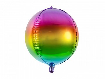 Rainbow Orbz Foil Balloon