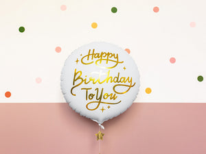 Happy Birthday To You Foil Balloon