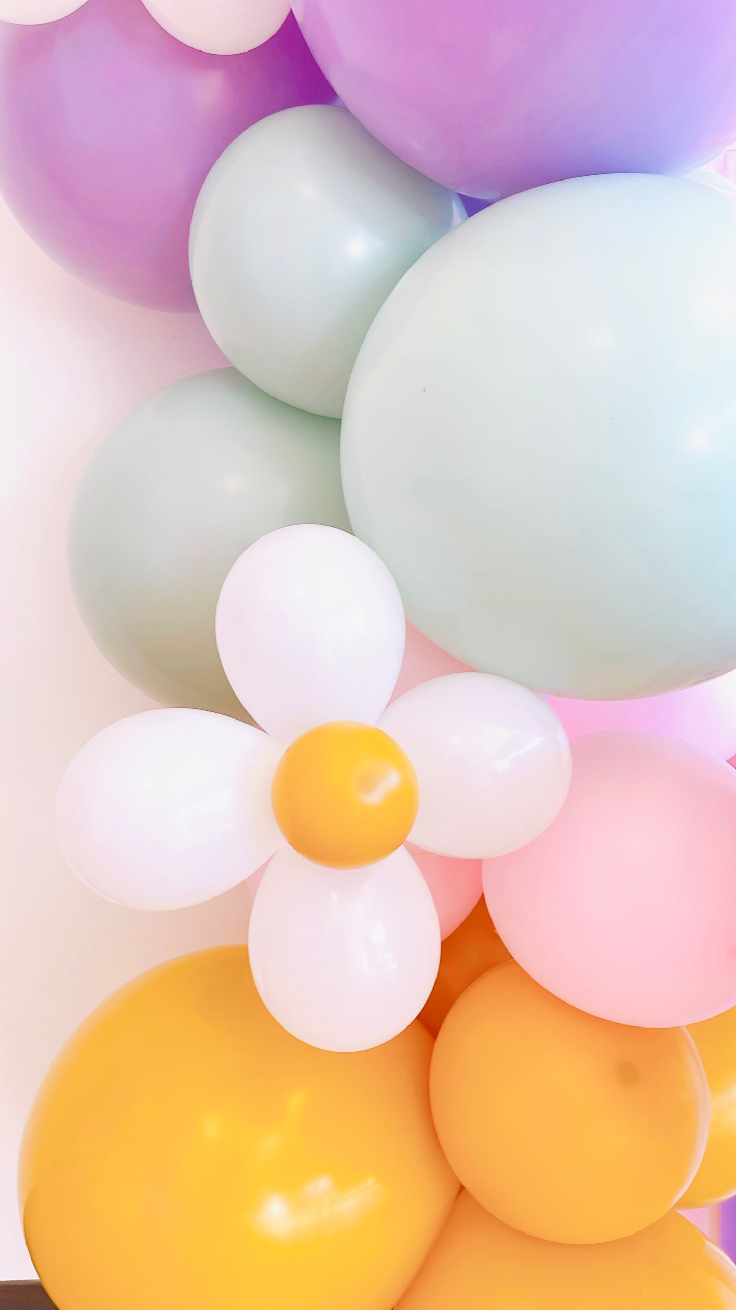 Flower Power DIY Balloon Garland