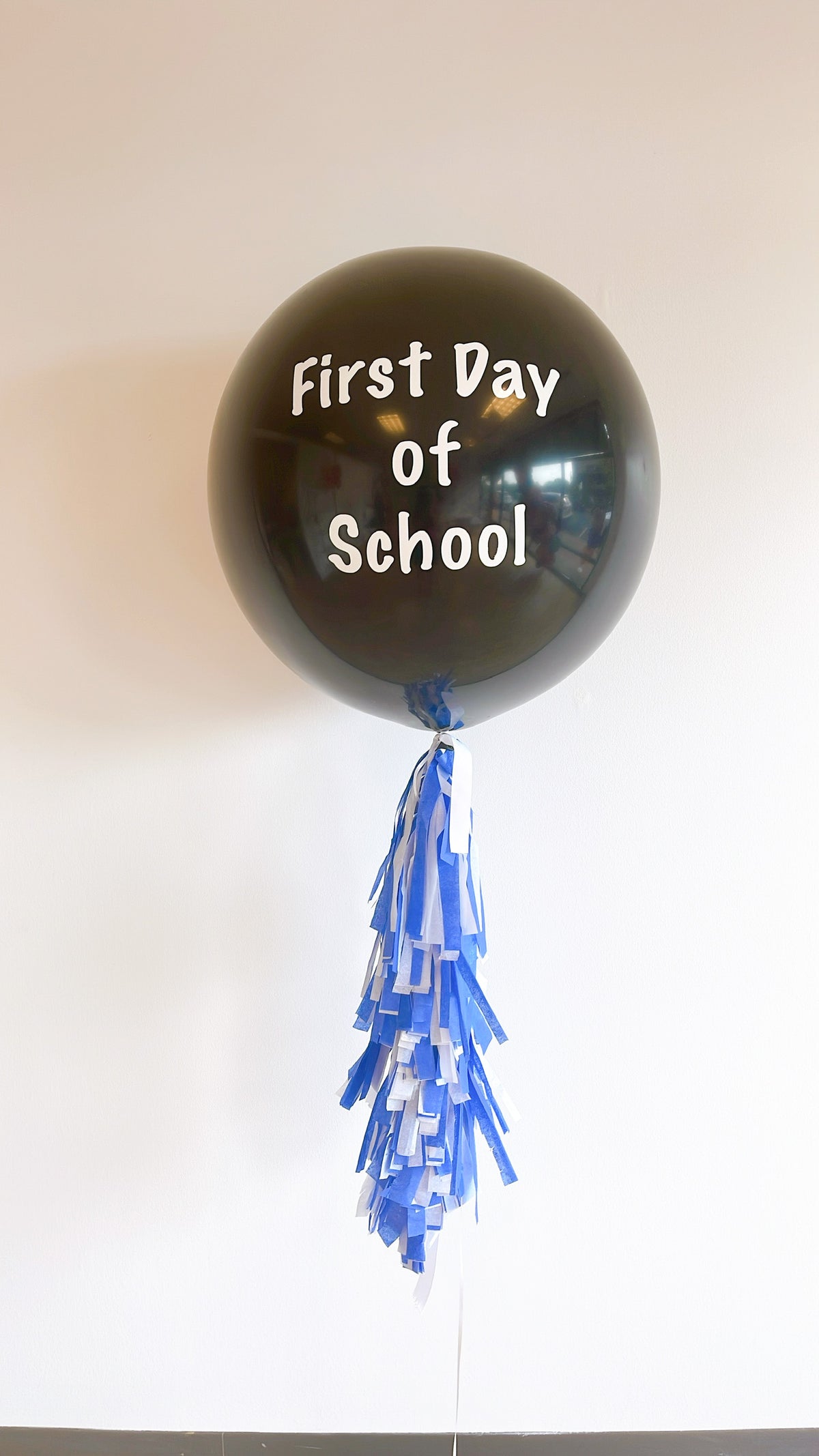 First Day of School/Grade Level Jumbo Balloon with Tassel Tail DIY Kit