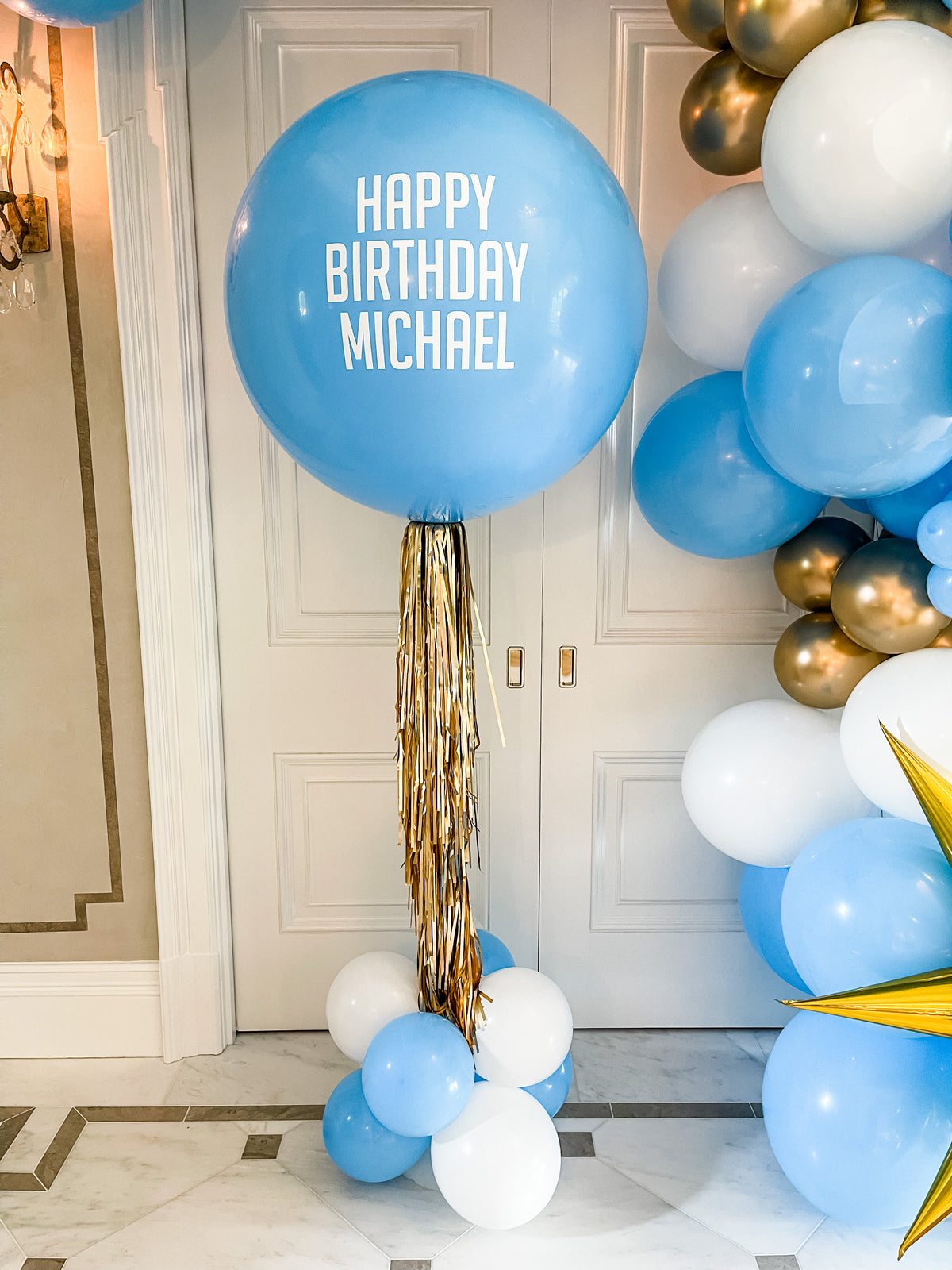 Custom Tassel Balloon Column