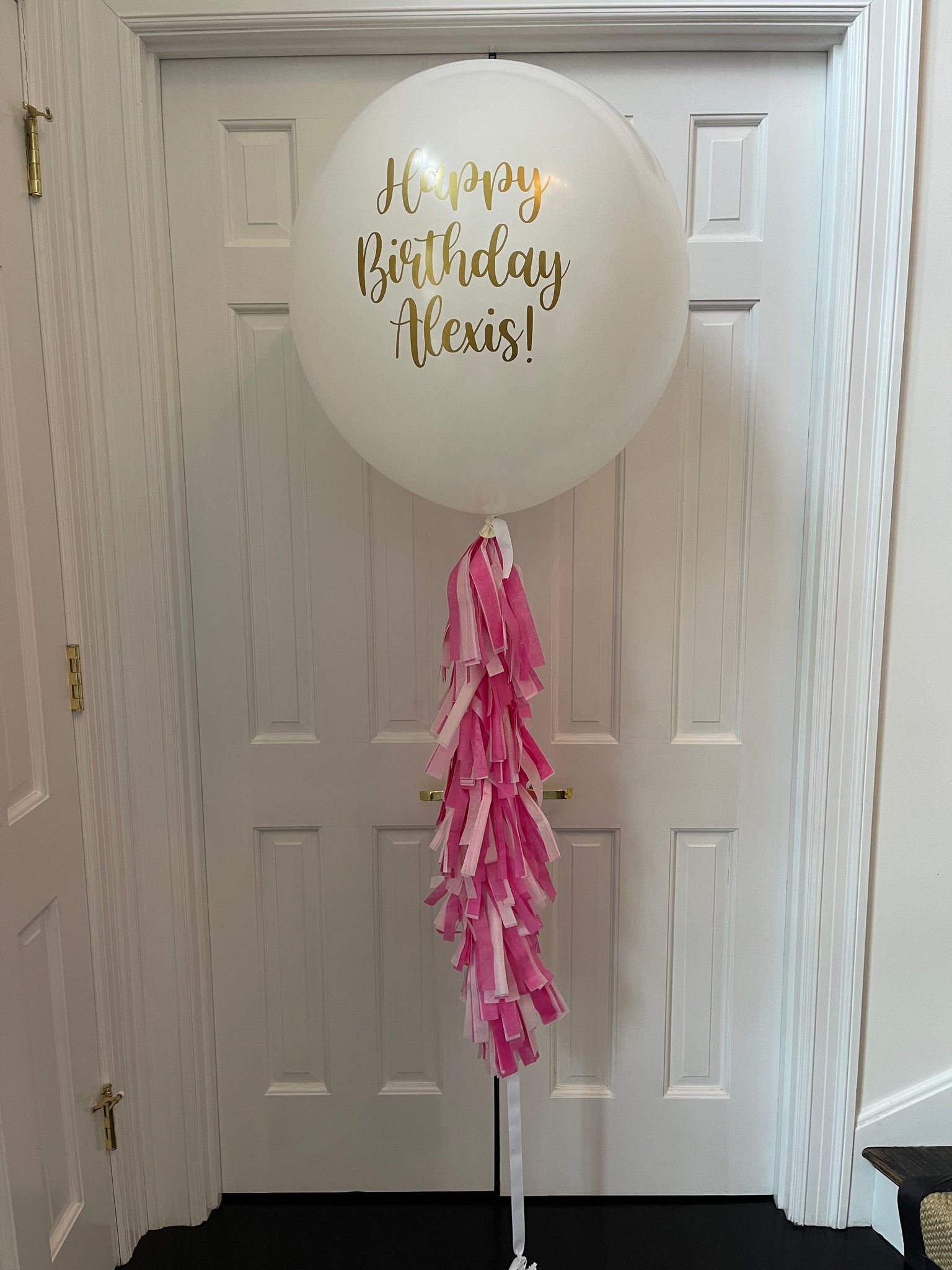 Custom Helium Jumbo Balloon + Tassel Tail – Party Hop Shop