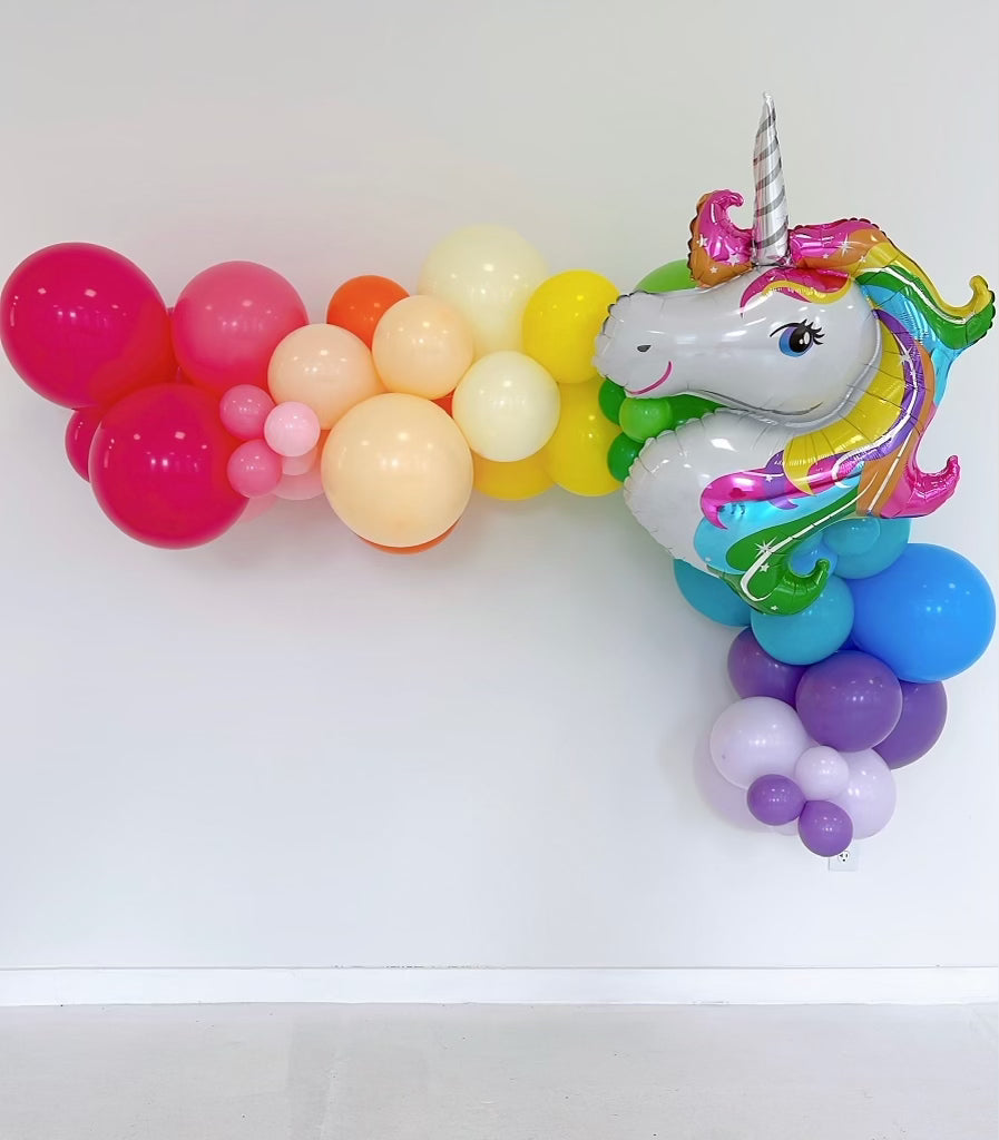 Unicorn Rainbow DIY Balloon Garland Kit Party Hop Shop