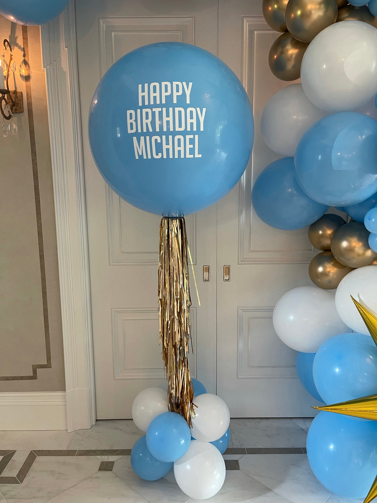 Custom Tassel Balloon Column