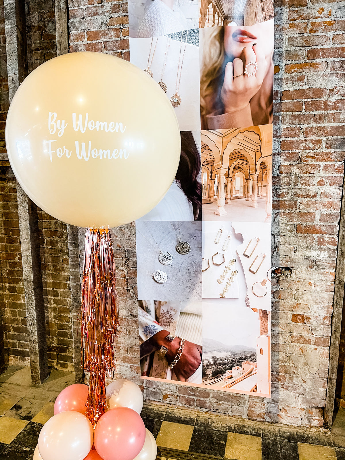 Custom Tassel Balloon Column