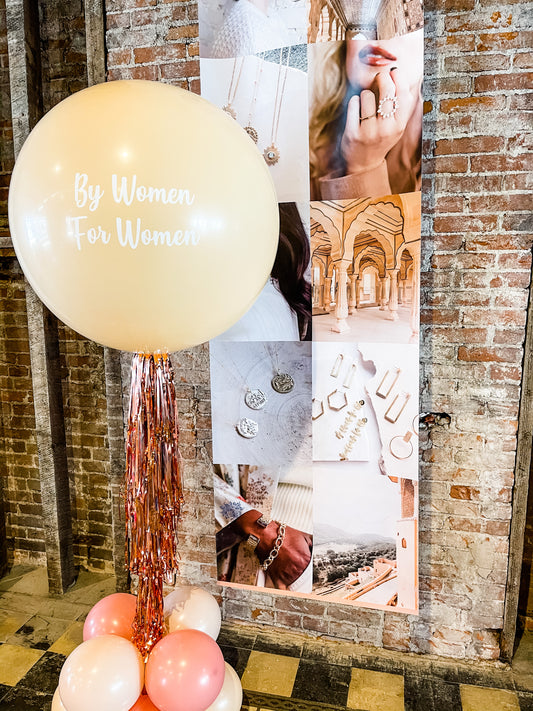 Custom Tassel Balloon Column