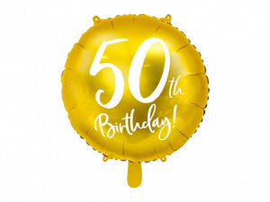 50th Birthday Foil Balloon