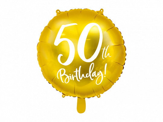 50th Birthday Foil Balloon