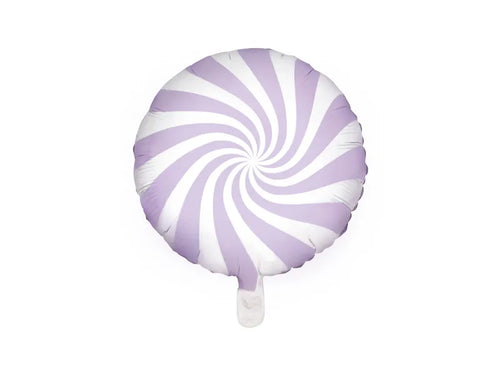 Light Lilac Swirl Candy Balloon