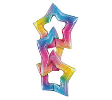 Opal Rainbow Linking Star Foil Balloon