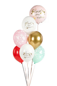 Love You Mom Balloon Set