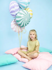 Mint Swirl Candy Balloon