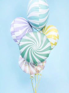 Mint Swirl Candy Balloon