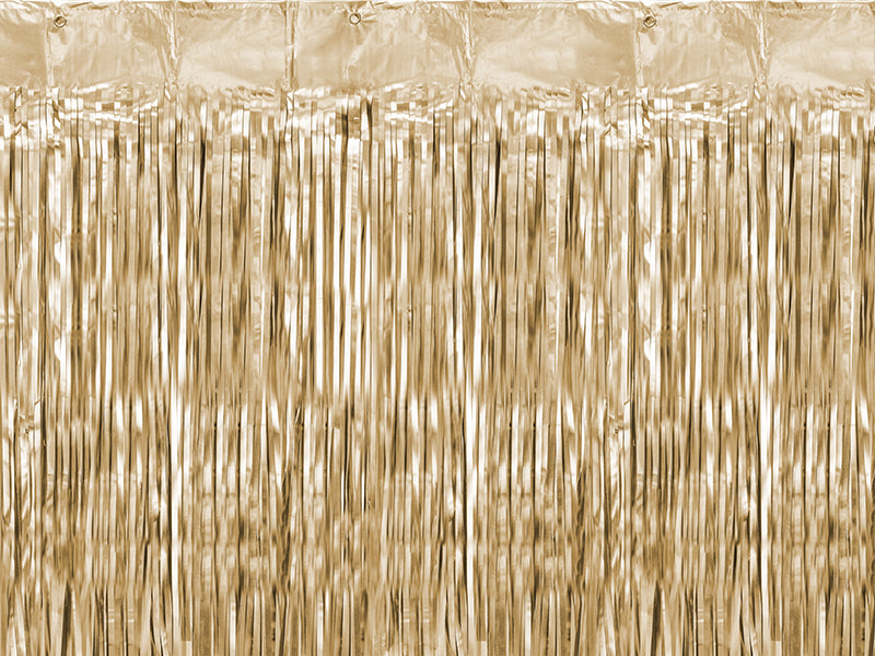 Gold Fringe Curtain