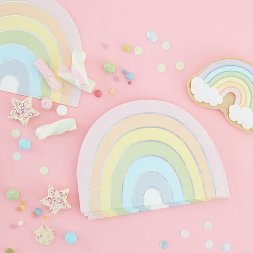 Pastel Rainbow Streamer Backdrop – Party Hop Shop