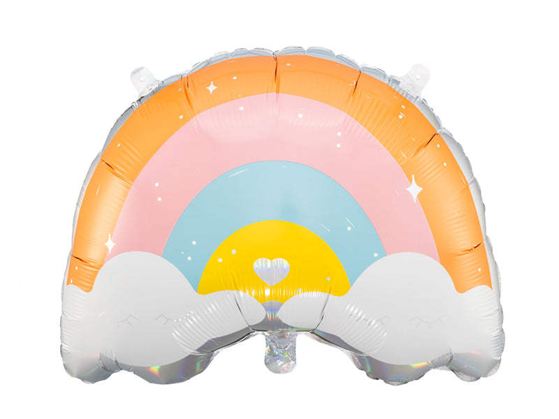 Rainbow foil balloon