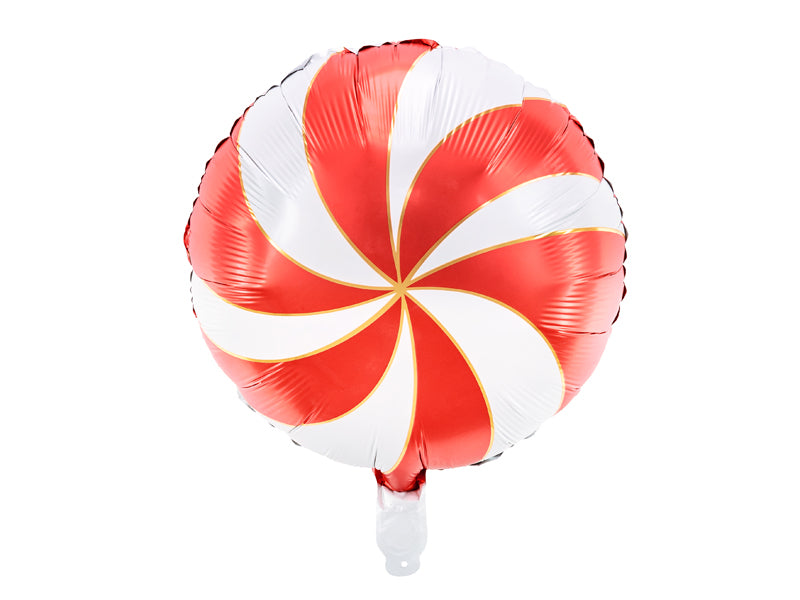 Red Swirl Candy Balloon