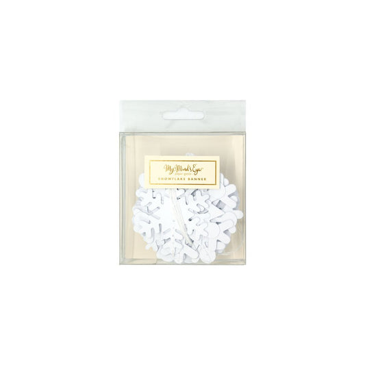 Snowflake Garland Banner