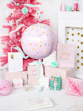 Sprinkle Light Pink Foil Balloon Ball