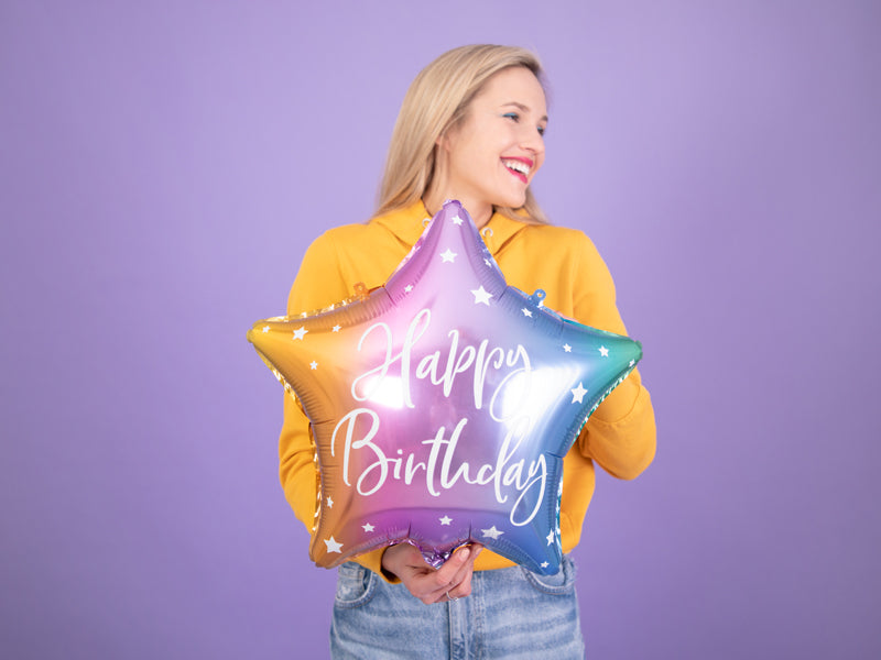 Happy Birthday Mix Foil Balloon
