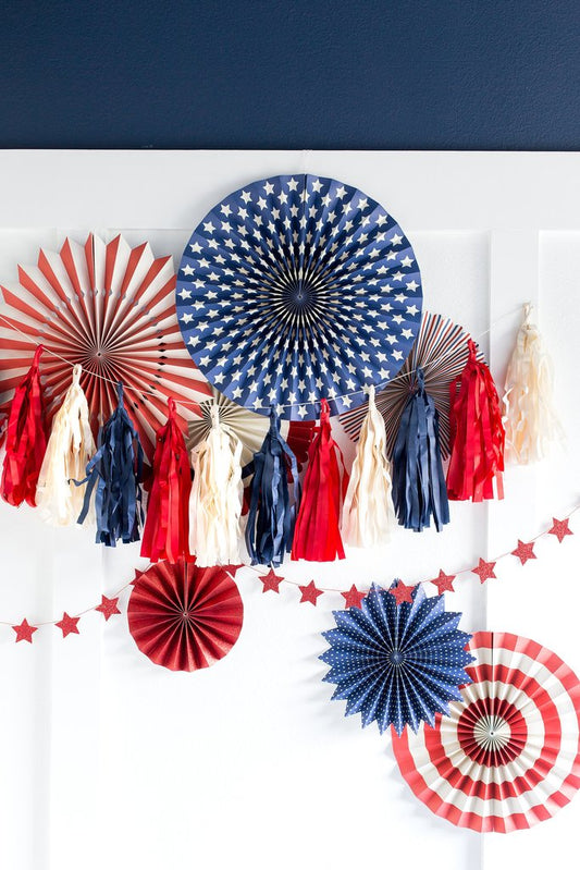 Stars and Stripes Tassel Banner