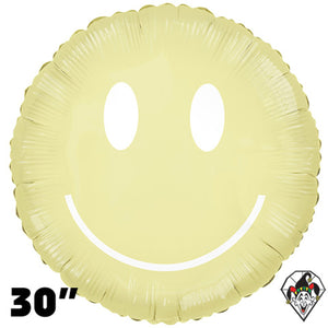 Smile Yellow Foil Balloon