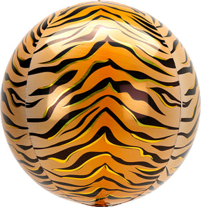 Tiger Print Orbz Balloon