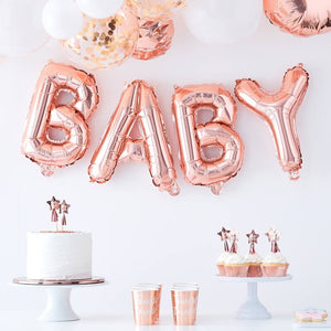 Rose Gold BABY Foil Balloon