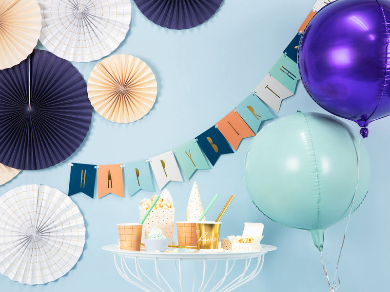 Violet Foil Balloon Ball