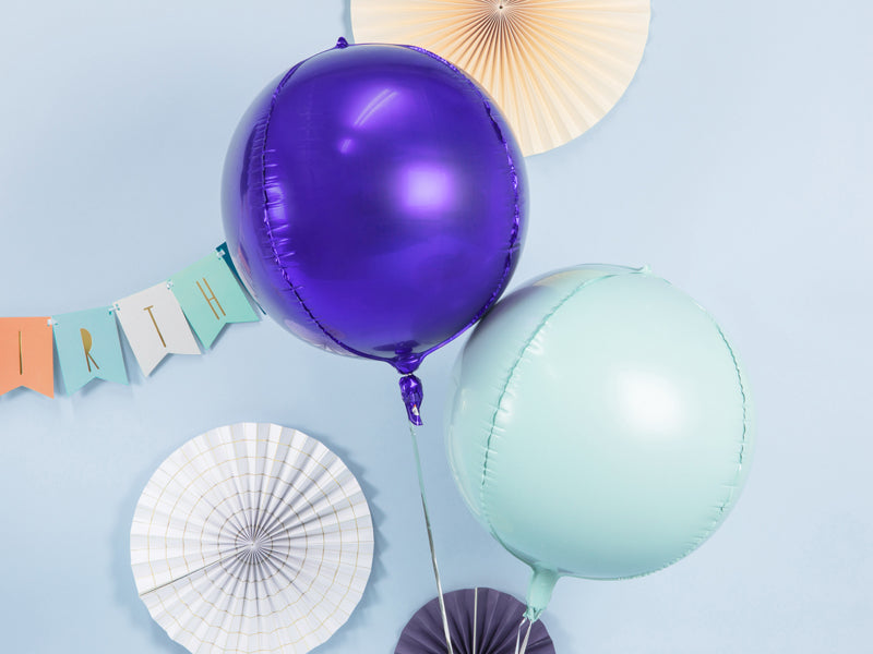 Violet Foil Balloon Ball